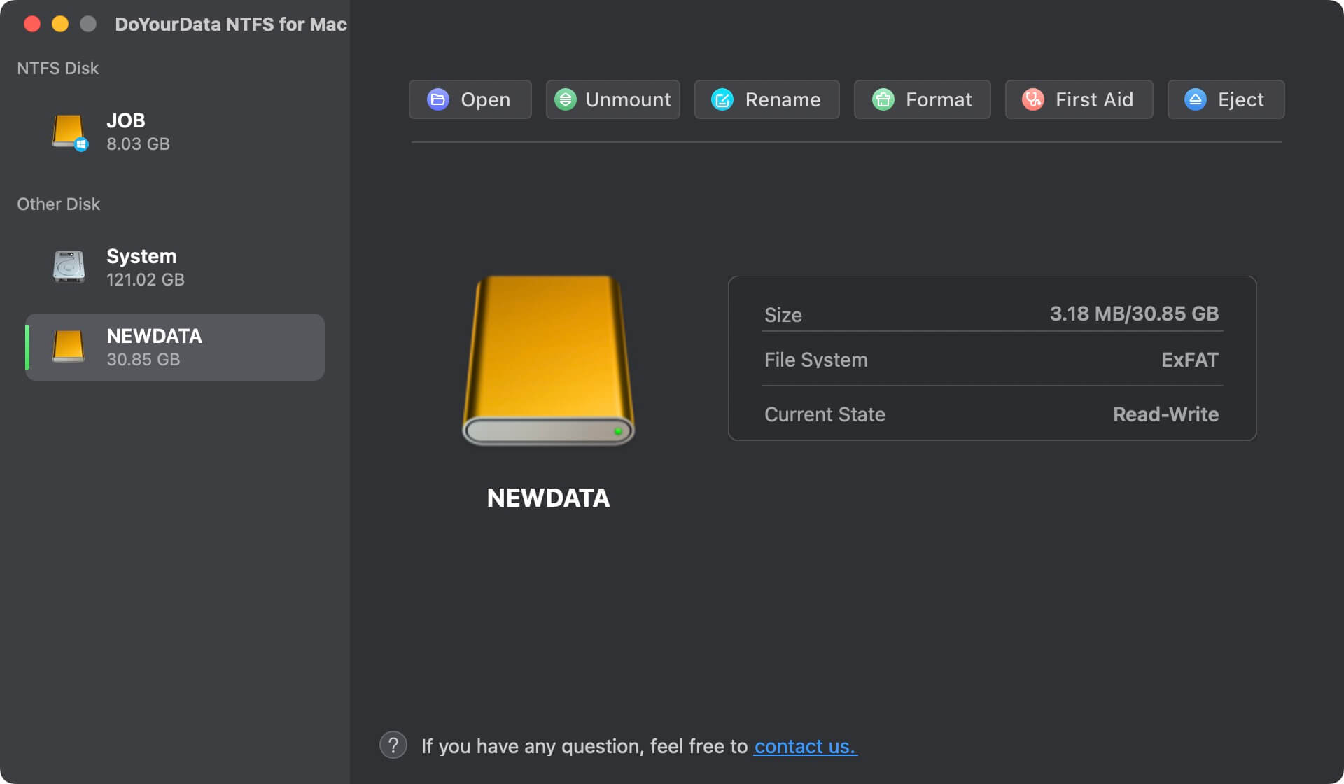 NTFS for Mac user guide
