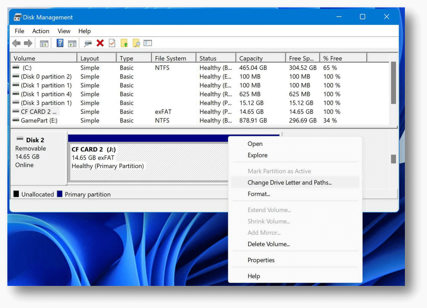 Assign a Drive Letter