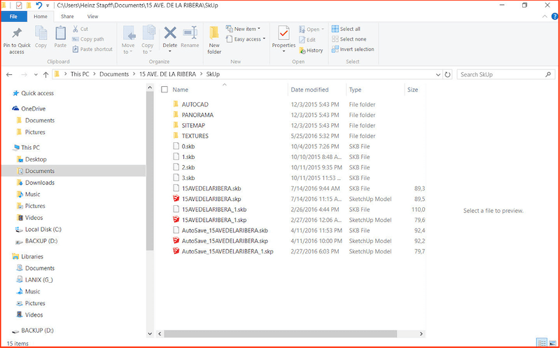 recover lost Sketch files