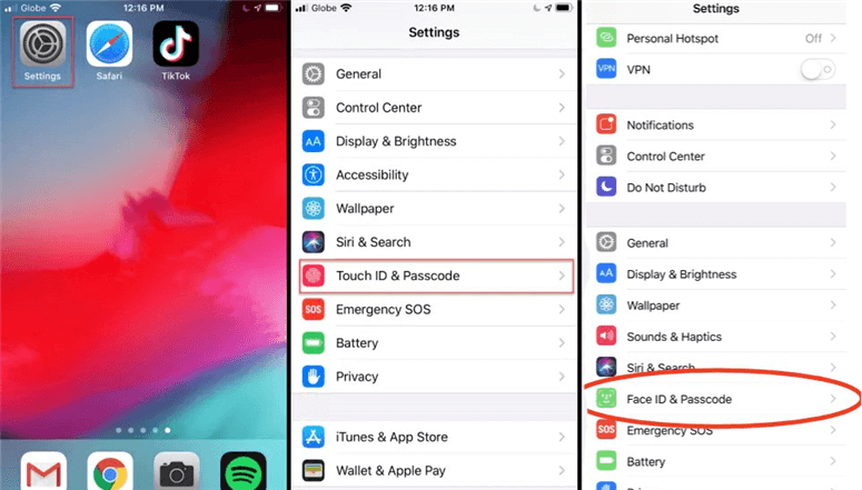 Change iPhone Password