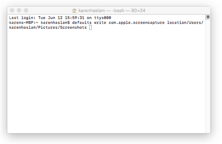 change where screenshots are saved on a Mac