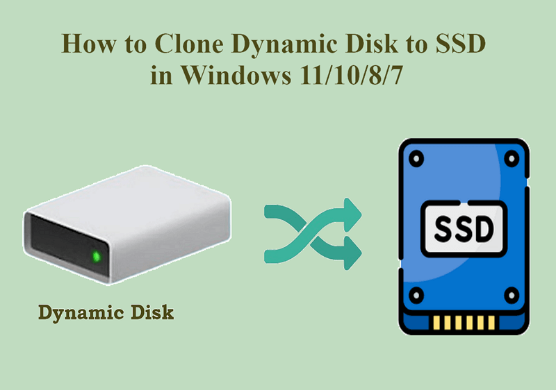 Clone Dynamic Disk to SSD