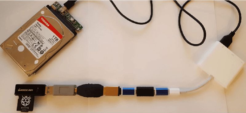 clone hard drive to 1TB SD card