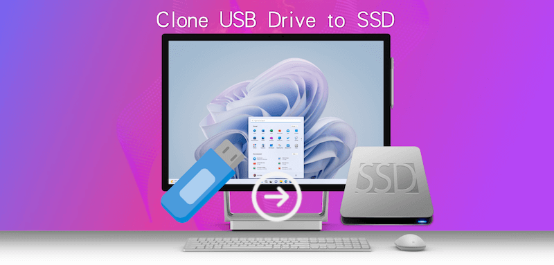 clone USB drive to SSD