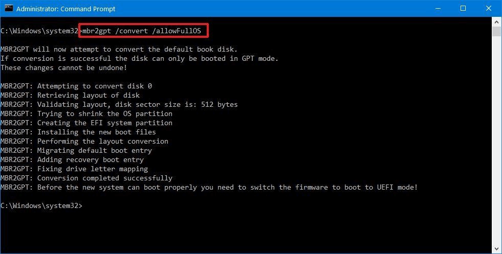 clone MBR to GPT disk