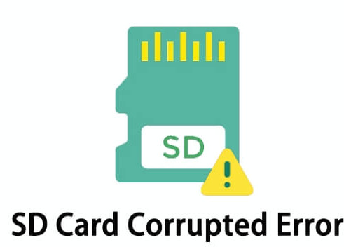 fix corrupted SD card