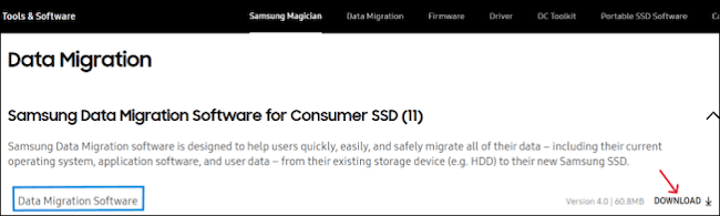 Samsung data migration clone stuck