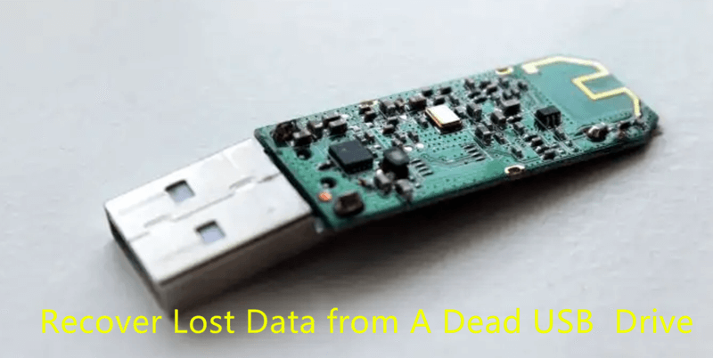 recover lost data from a dead USB drive