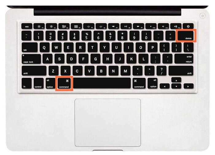 permanently delete photos from iPhoto on Mac