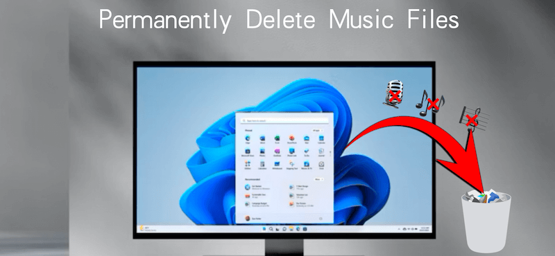 permanently delete music files