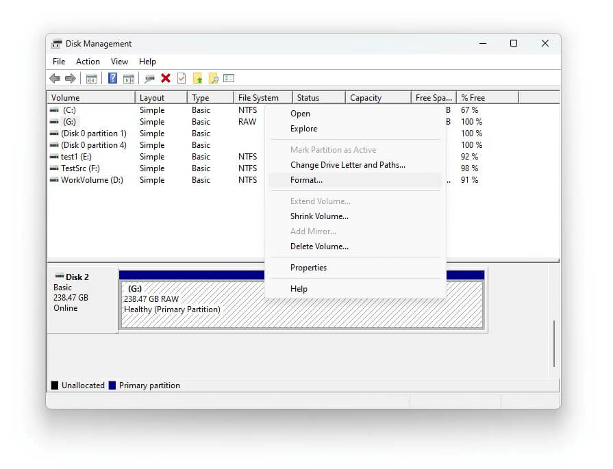 fix an inaccessible memory card