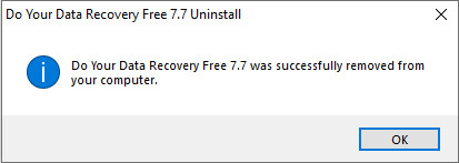 Uninstall DoYourData Software