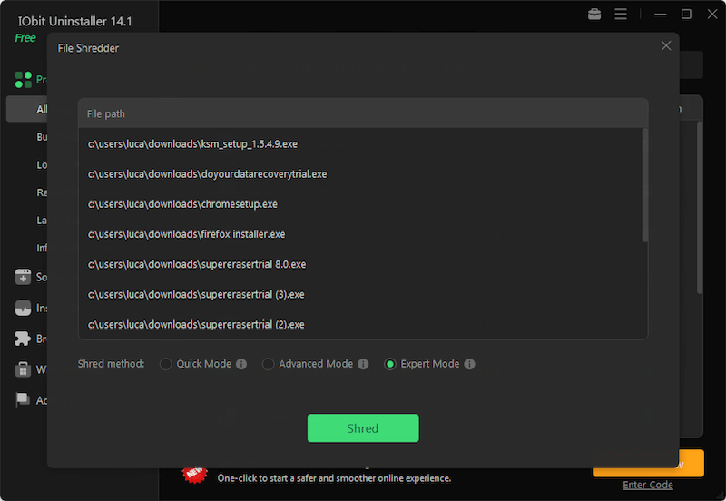 download IObit File Shredder alternative