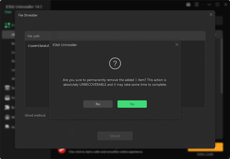 download IObit File Shredder alternative