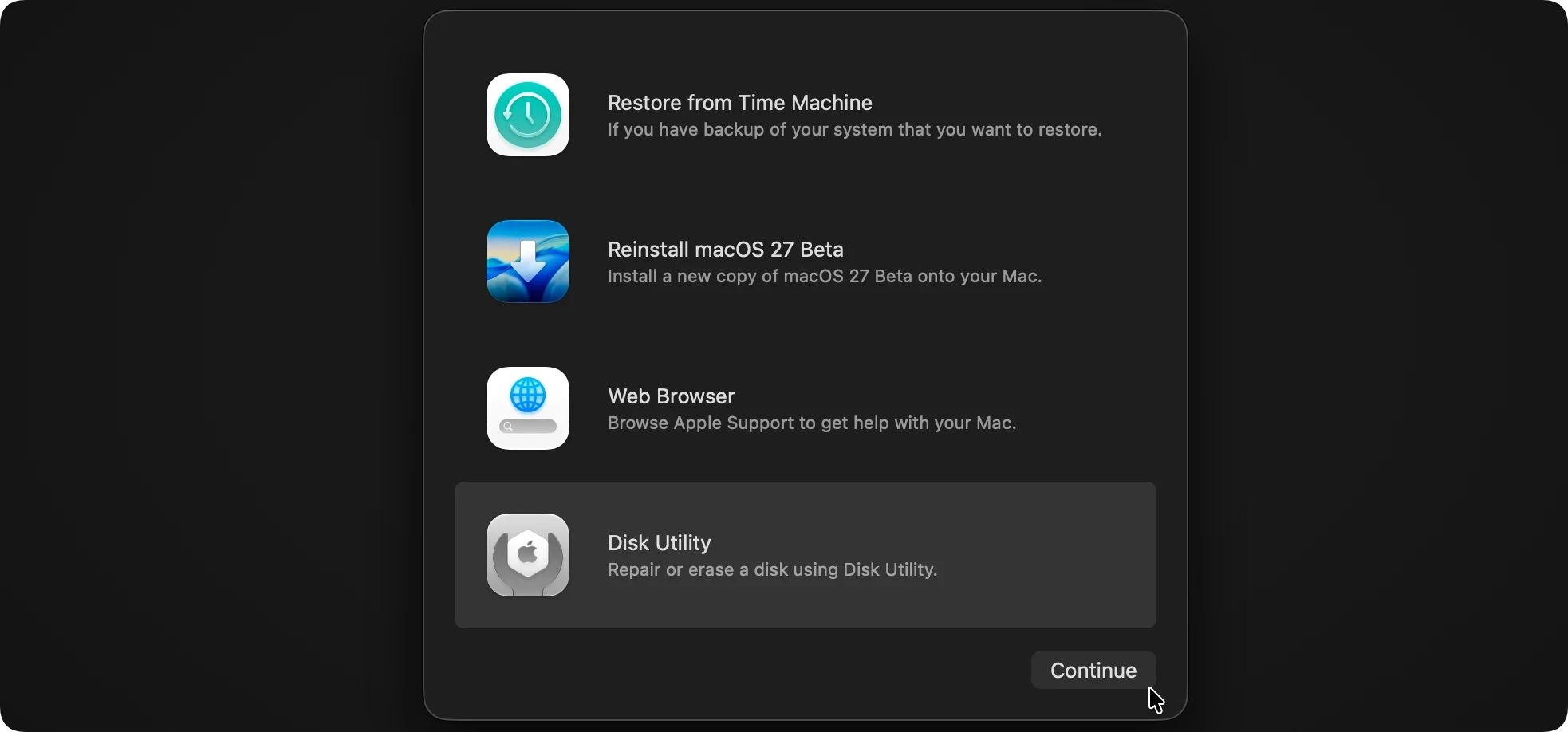 How to factory reset macOS 27 Golden Gate, reset macOS 27