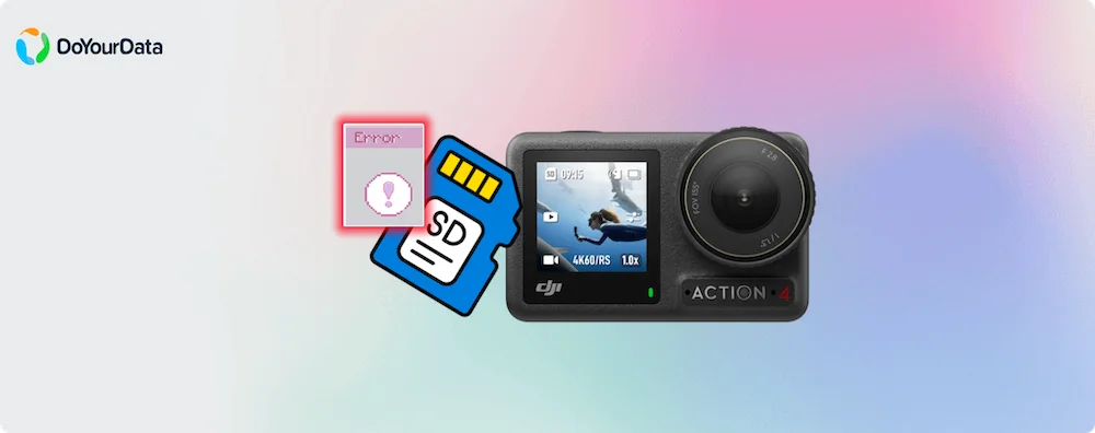 fix DJI camera SD card error