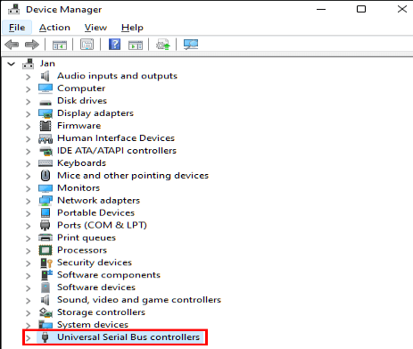 fix USB ports not working