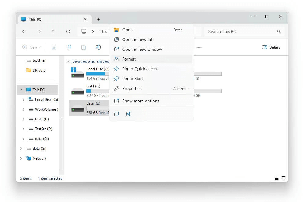 how to format SSD on Windows 11/10/8/7