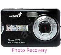 Genius digital camera photo recovery