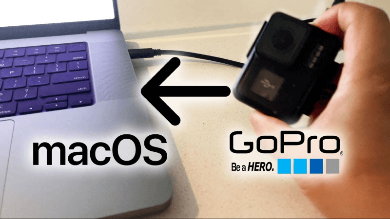connect GoPro to Mac