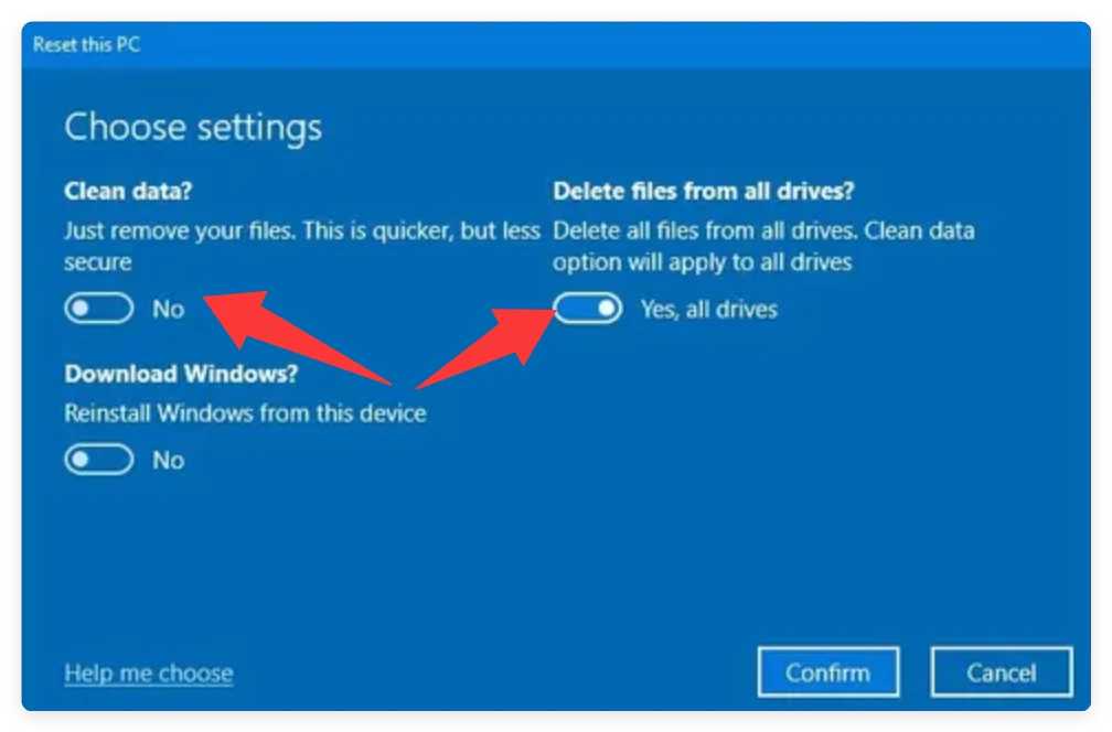Lenovo computer wipe tool