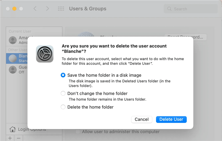 Administrator Account on Mac