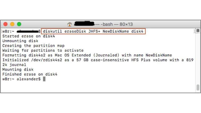 format NTFS external hard drive on Mac