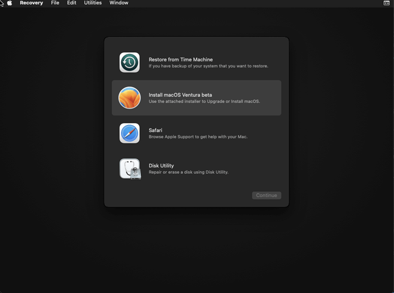 How To Use MacOS Recovery Mode On MacOS Ventura 