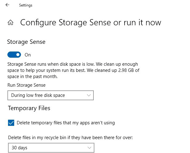 fix C drive is full