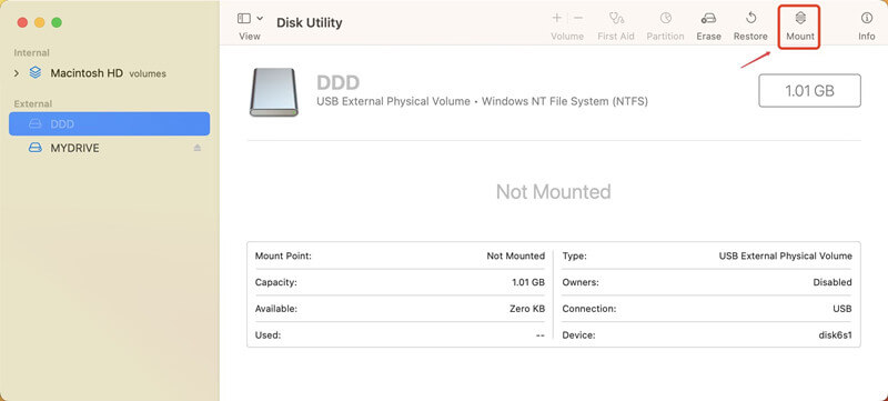 fix Samsung portable SSD not detected on Mac