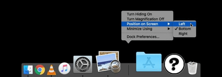 Customize the Dock on a Mac