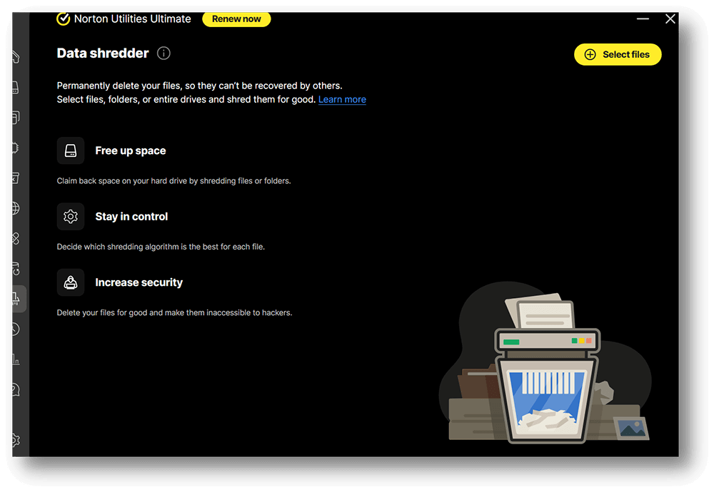 Delete Files With Norton Data Shredder
