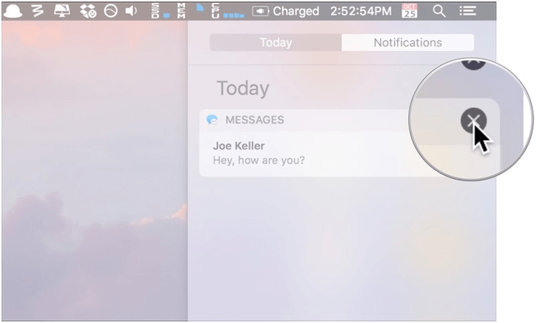 Notification Center on Mac