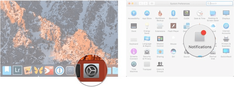 Notification Center on Mac