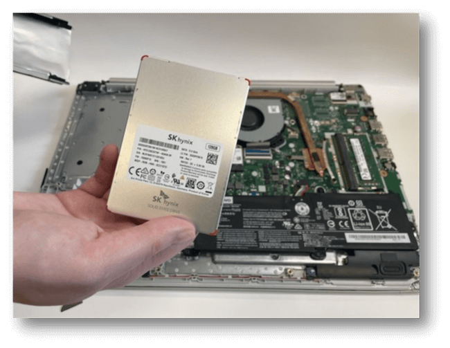 upgrade HDD to SSD on Lenovo Laptop