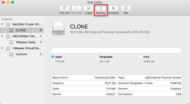 Disk hotsell clone utility