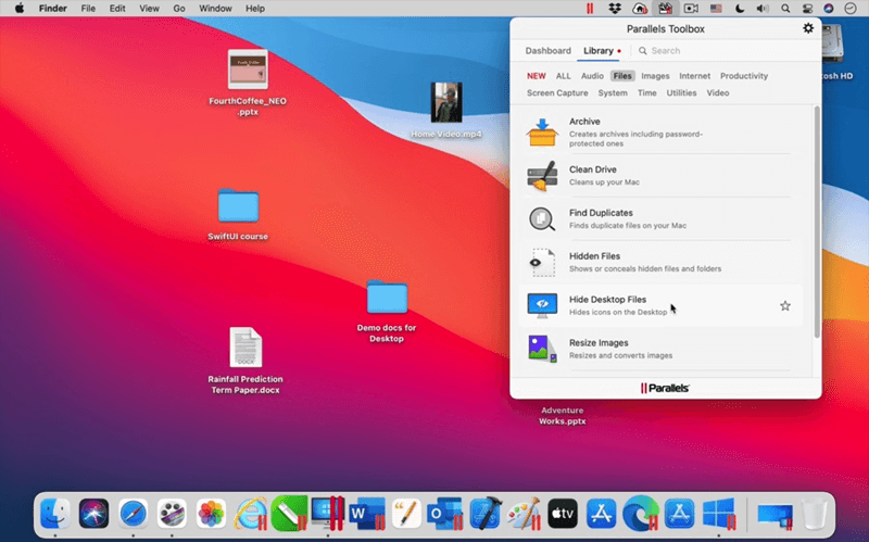 Mac Cleaner - Parallels Toolbox