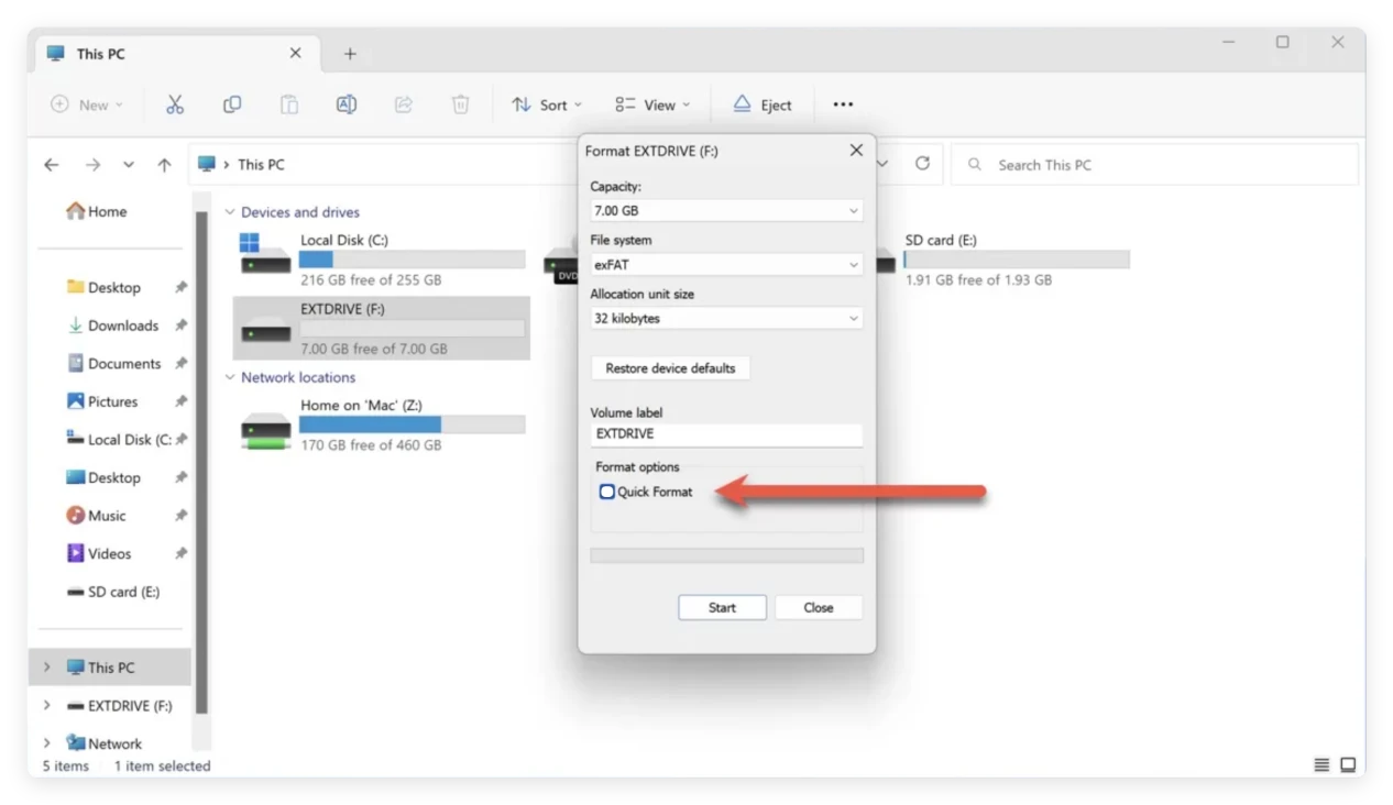 permanently erase SSD files