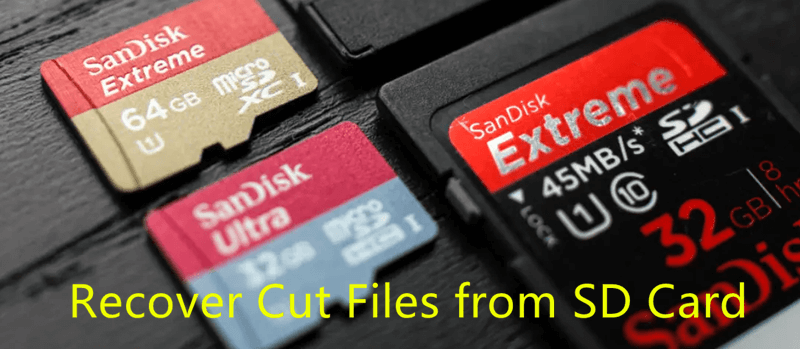 recover cut files from SD card