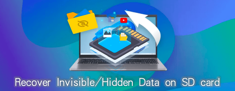 recover invisible data on memory card