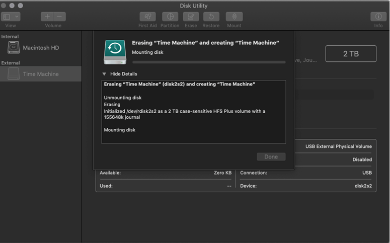 Reformat A Time Machine Disk to An Ordinary Disk