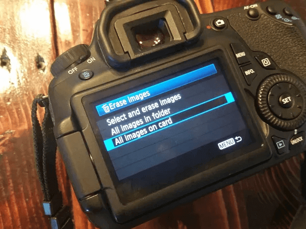 shred photos/videos on Olympus digital camera