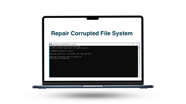 fix corrupted file system