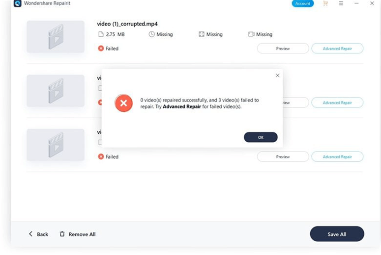 how to recover lost insv file