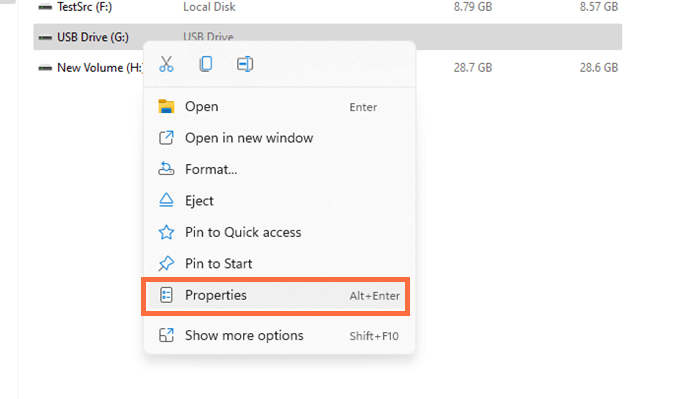 fix inaccessible USB flash drive