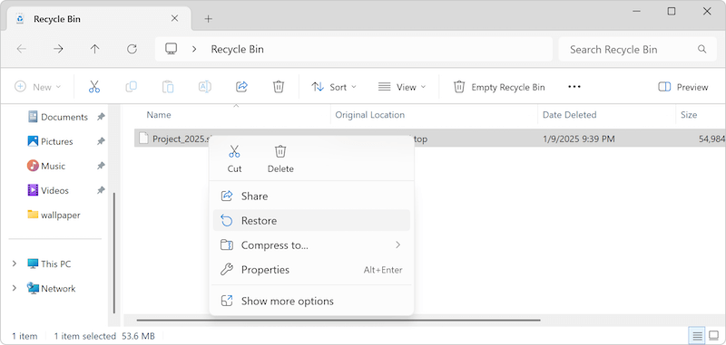 recover lost files from Surface Pro