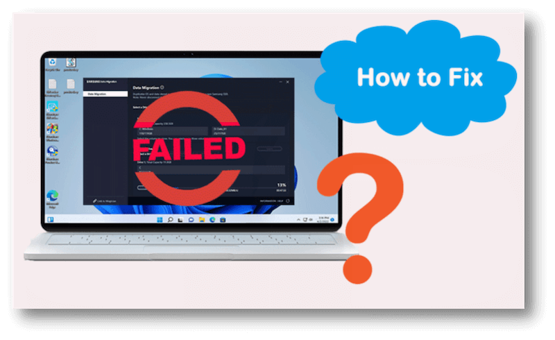 Samsung data migration clone stuck