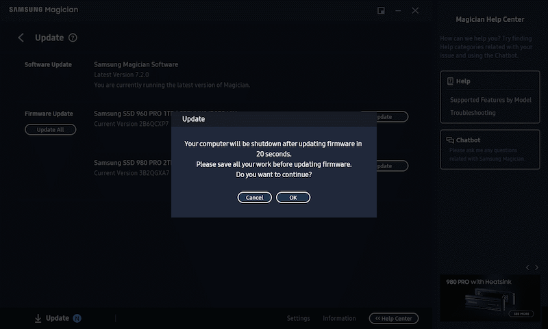 Samsung data migration clone stuck