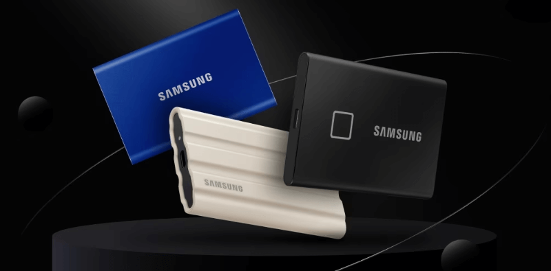 Samsung Portable SSD T7, T7 Touch and T7 Shield