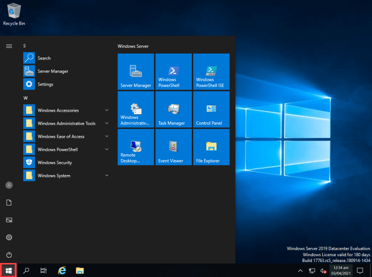 wipe hard drive on Windows Server 2019